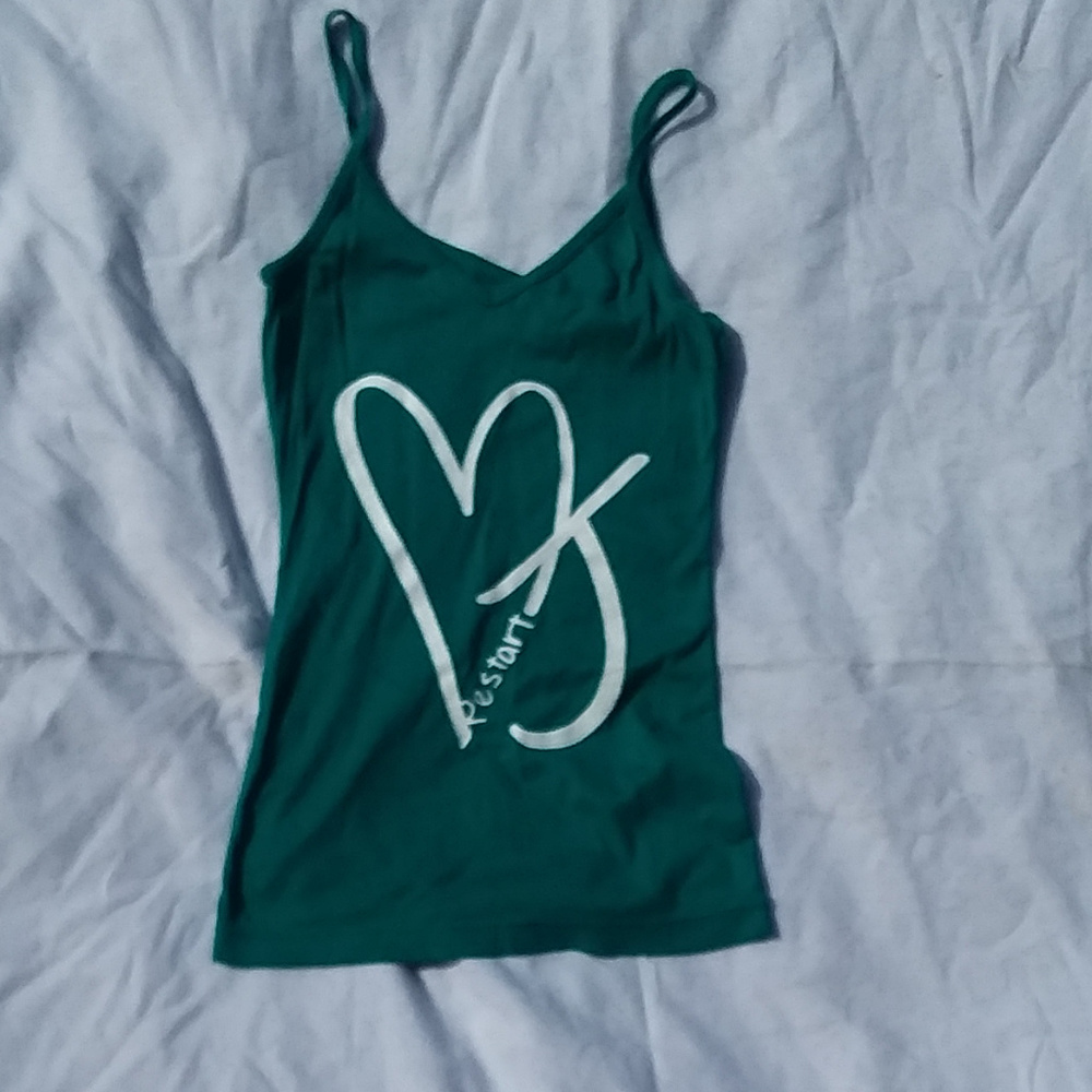 turquoise OLD NAVY tank top